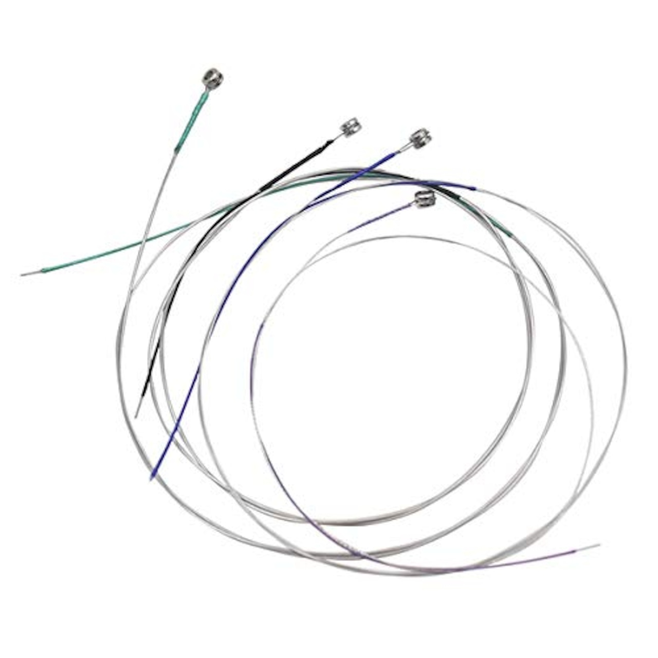 バイオリン弦3フルセットE-A-D-Gステンレス鋼コアニッケルメッキボールエンドニッケルクロム楽器用1ピースクリーニングクロス付き