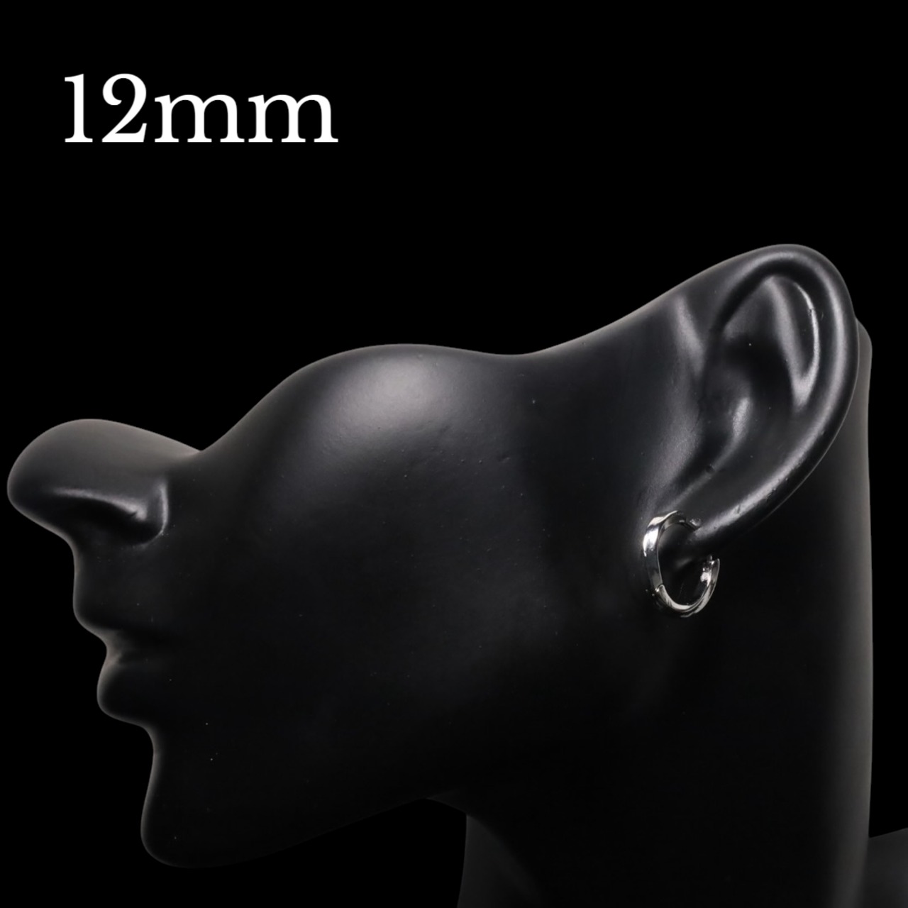 【GLAYCORE】 片耳 ねじれ フープピアス ハンドメイド シルバーリング Silver 925  メンズ レディース デザイン シンプル おしゃれ 無料 ギフト ボックス