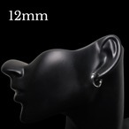 【GLAYCORE】 片耳 ねじれ フープピアス ハンドメイド シルバーリング Silver 925  メンズ レディース デザイン シンプル おしゃれ 無料 ギフト ボックス