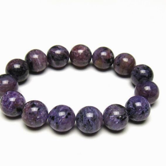 チャロアイト ブレスレット 14mm一点物 おまかせ便 111-49295