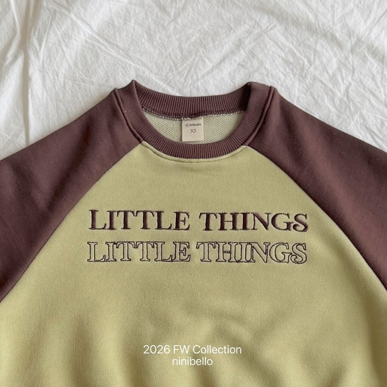 韓国子供服 / ninibello / Little Raglan Sweatshirt  / トレーナー *XS~XXL*
