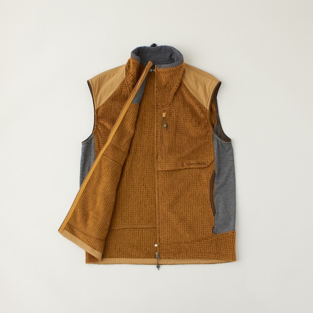 Teton Bros ティートンブロス Wool Air Vest (Unisex)-Brown