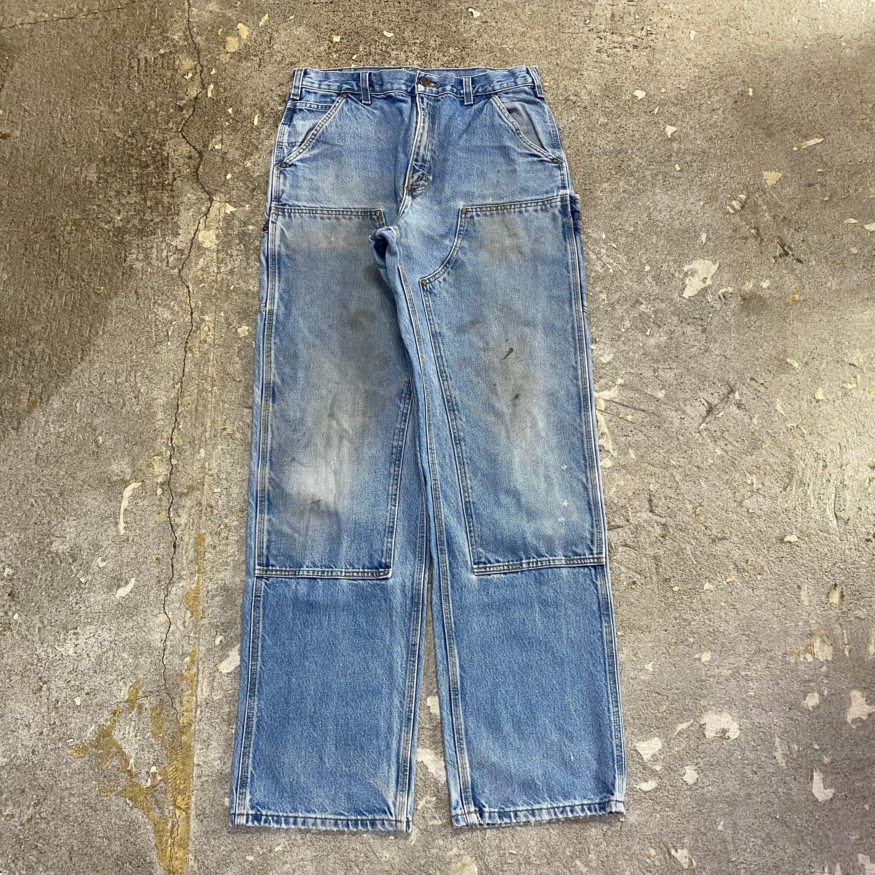 00s Carhartt double knee denim pants | What