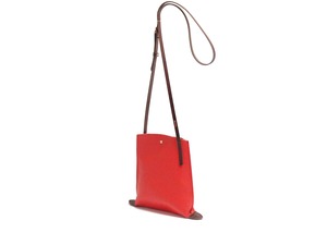 muku PAPIER  802　レッド　シュリンクレザー　ポシェット