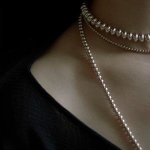 Navajo Pearl soroban 8mm 38cm necklace