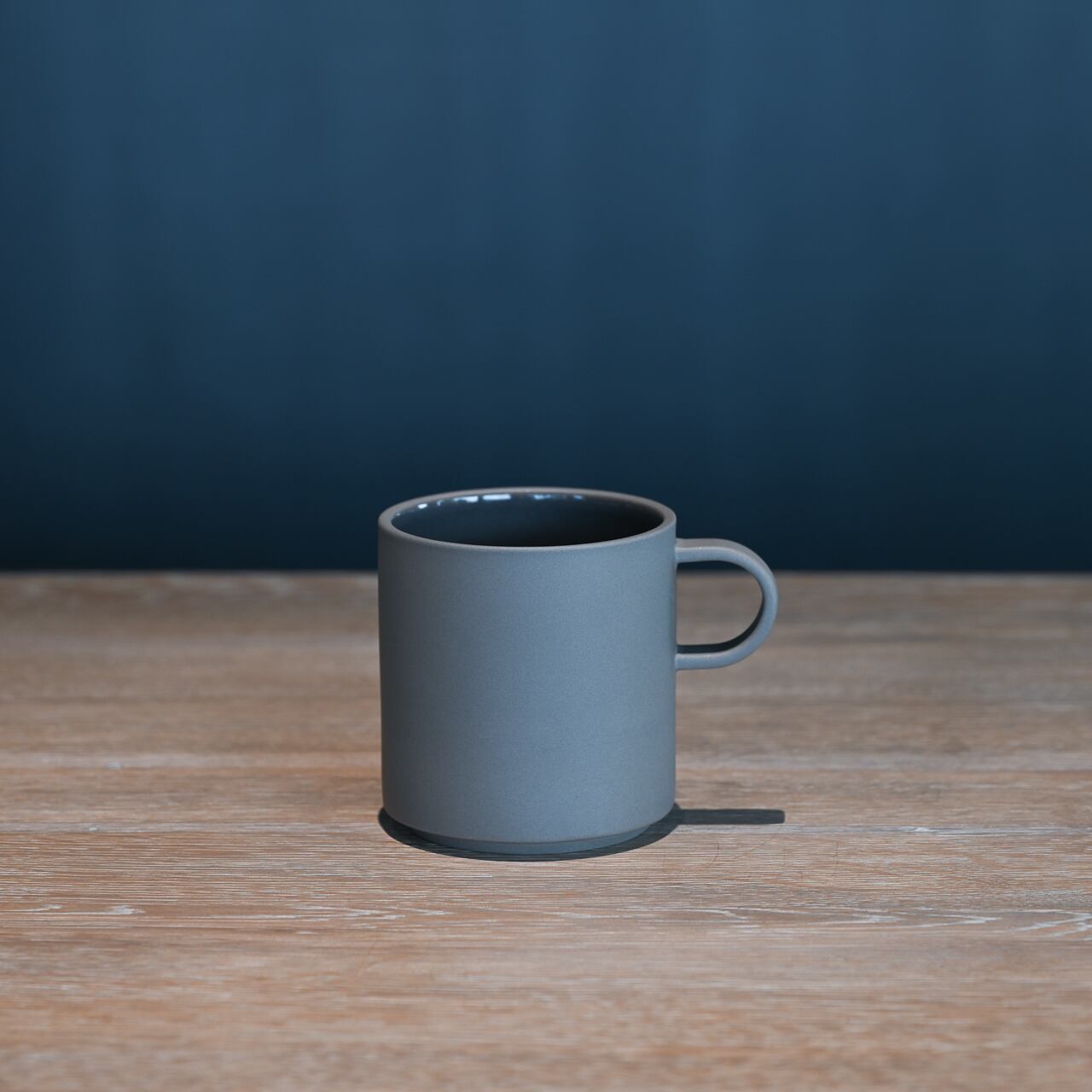 「masa」非売品、在日米軍HSM-77最先任上級曹長名前入り贈呈用 HASAMI PORCELAIN THE GREY COLLECTION 【Mug Cup Medium/Dark Grey