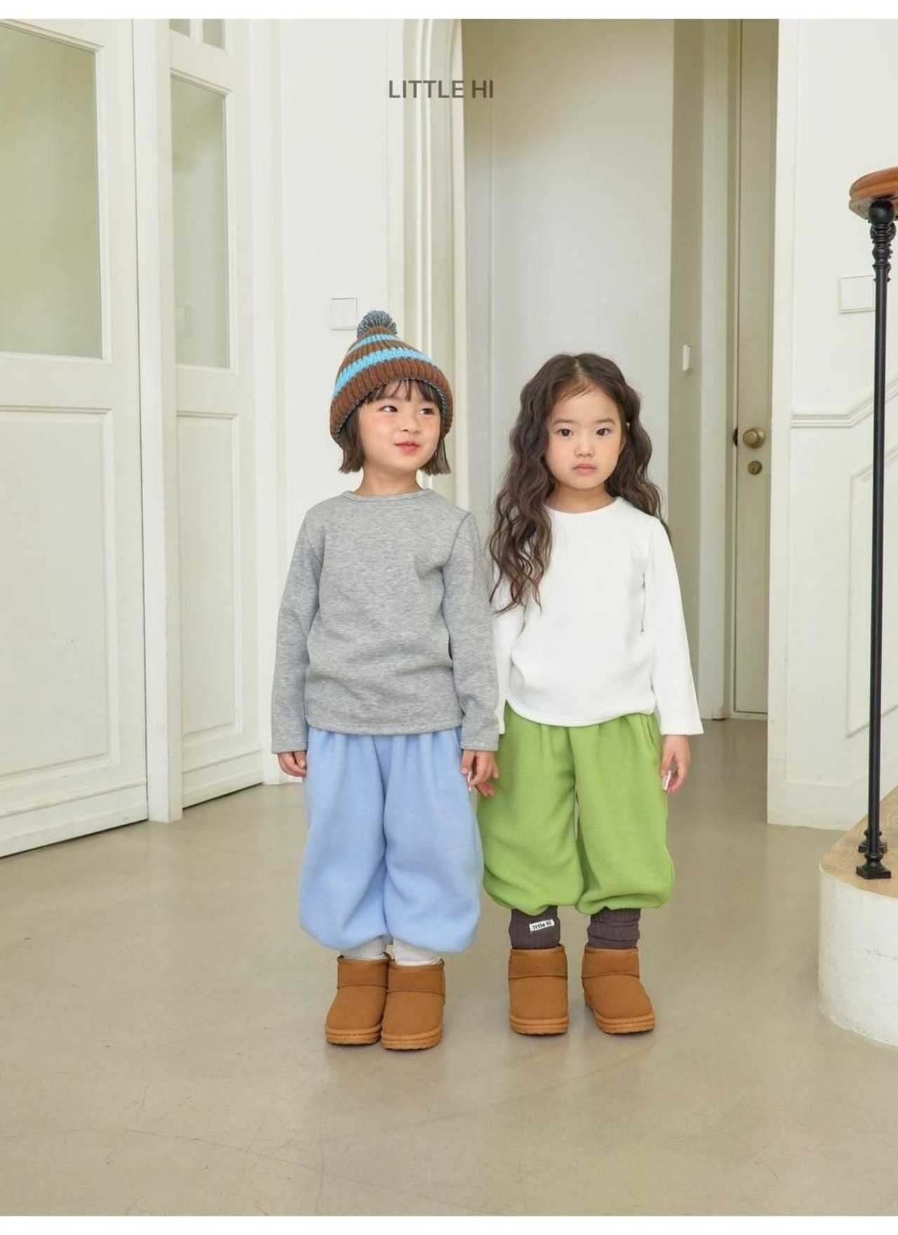 〖取寄〗韓国子供服 / 26winter / Little Hi / ミンクラッパT / キッズ *XS~XL*