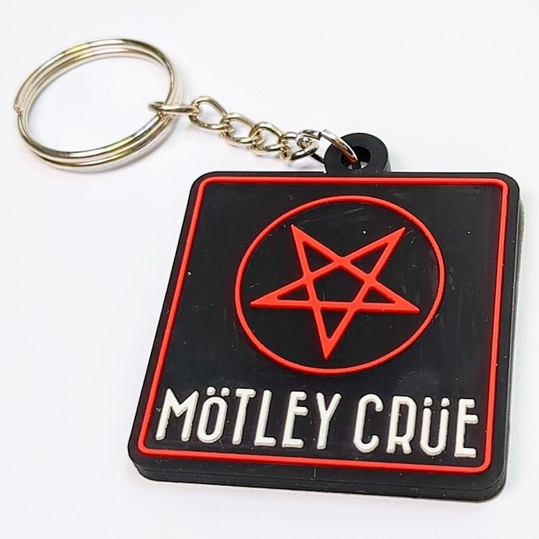 送料無料！ ★ラバーキーホルダー★〘5209〙 【Mötley Crüe（モトリークルー）】 〚アメリカン雑貨 アメトイ〛