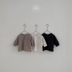 ［即納］minirobe henry neck shirt