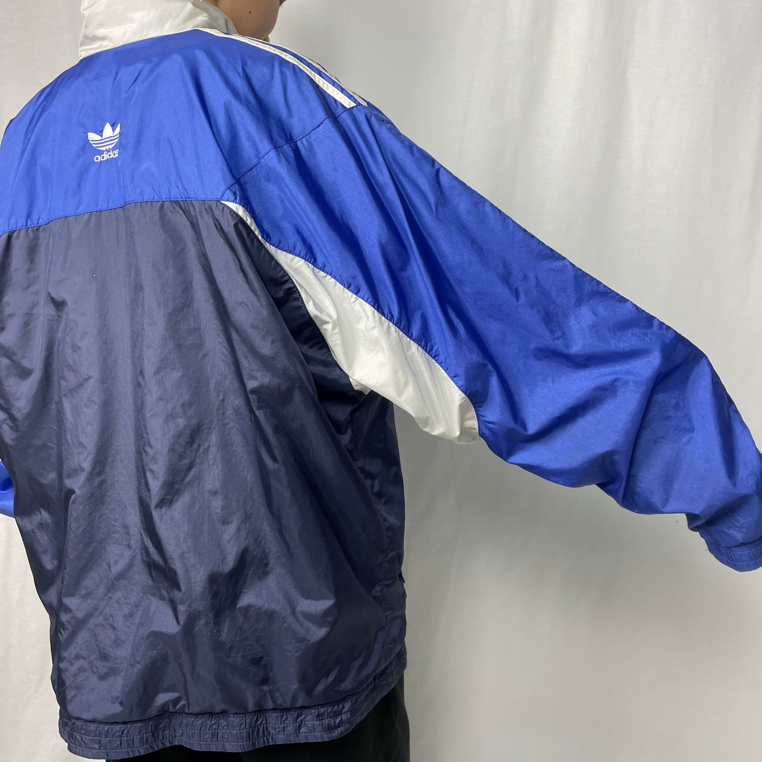 80年代 adidas アディダス ナイロンジャケット メンズL 古着 80s