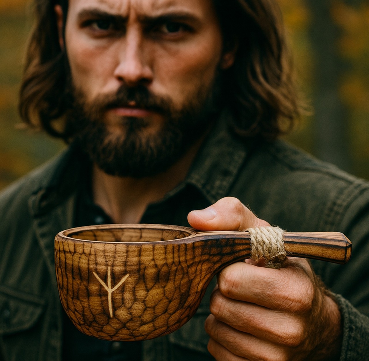 Roman Guslyak／ロシア産ククサ／250cc／リンデン | ククサ専門店onnea