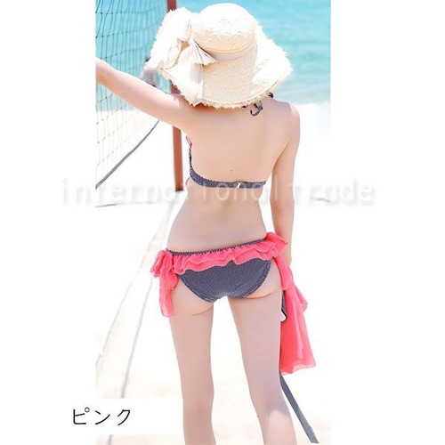 レディース水着 ビキニ 3点セット 体型カバー セクシー 2wayスカート付き ワンピース風 ビーチウェア シフォン リゾート 可愛い ドット柄 シースルー 透け感 夏 海 プール 女性用 オシャレ 小胸 盛れる 美脚効果　w555 SB