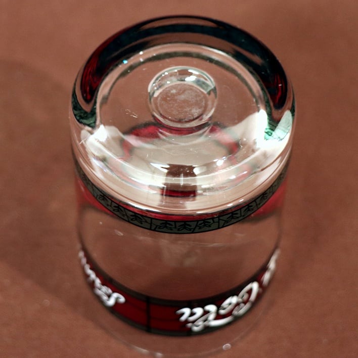 コカコーラ・ステンドグラス風・グラス4個セット・No.181012-04