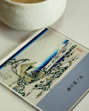 富嶽三十六景　礫川雪ノ且