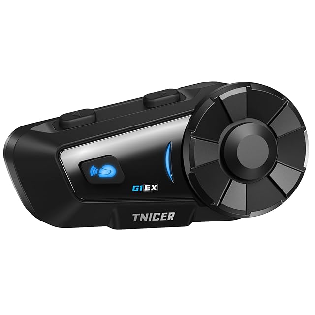 バイク インカム GX10 PRO 10人同時通話 最大通話距離 2000m バイク