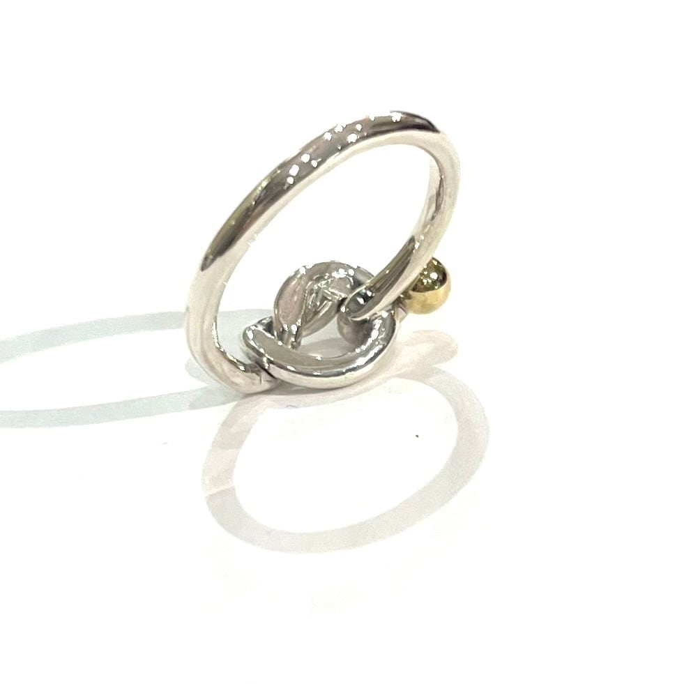 希少サイズ2091 【 TIFFANY&CO. 】TIFFANY &CO silver925.K18 12号ラブ