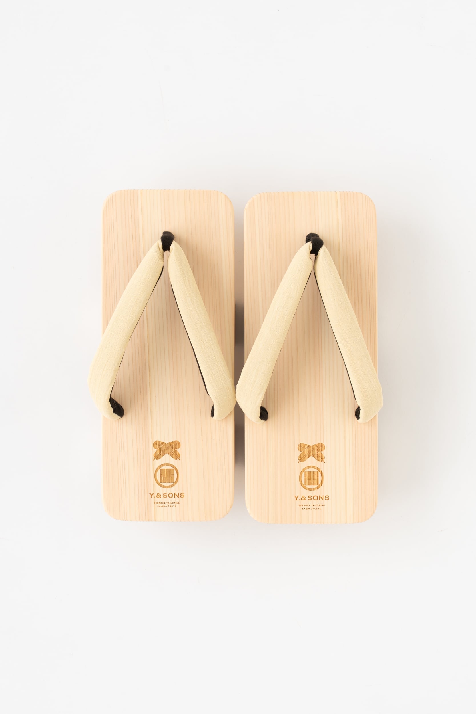 下駄 / 郡上木履別注 / vibramソール / BEIGE | Y. & SONS ONLINE STORE