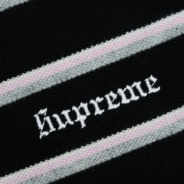 トップス 26ss s Supreme Washed Stripe Polo BLACK Size【L】 SUPREME シュプリーム 26SS Washed Stripe Polo Black