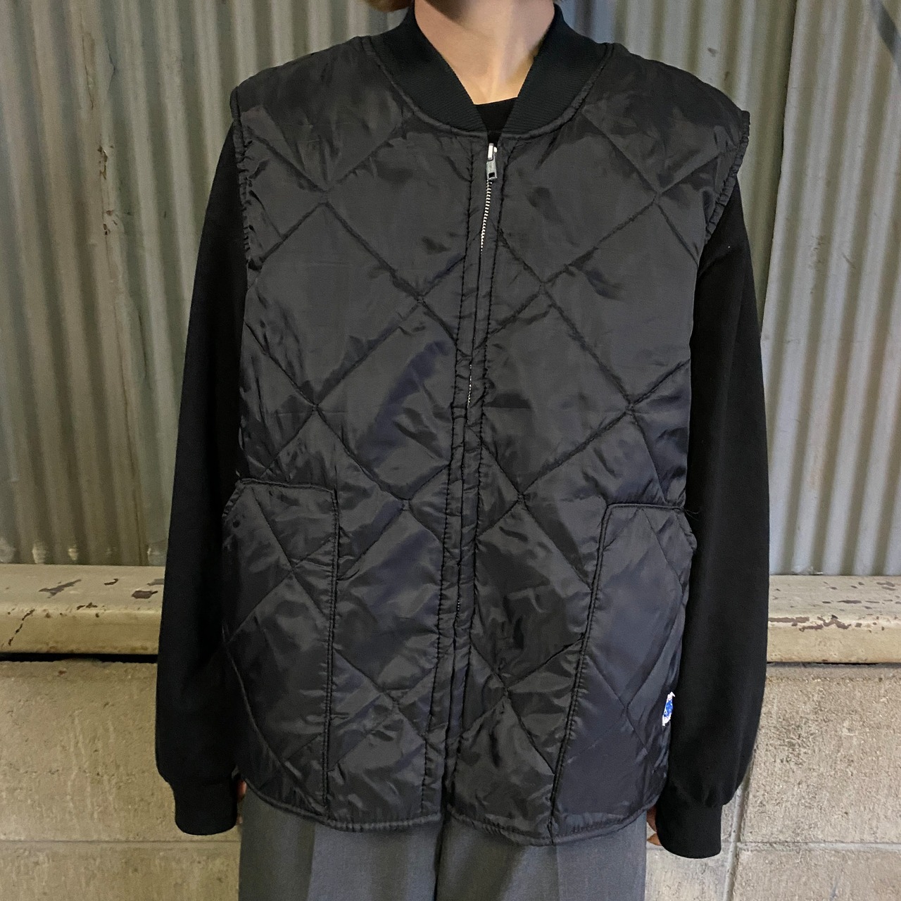 USA製 80年代 BIG SMITH ビッグスミス キルティングベスト メンズL 