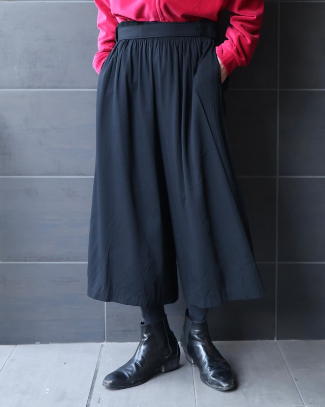 【Y-3】High neck double zip back detail top