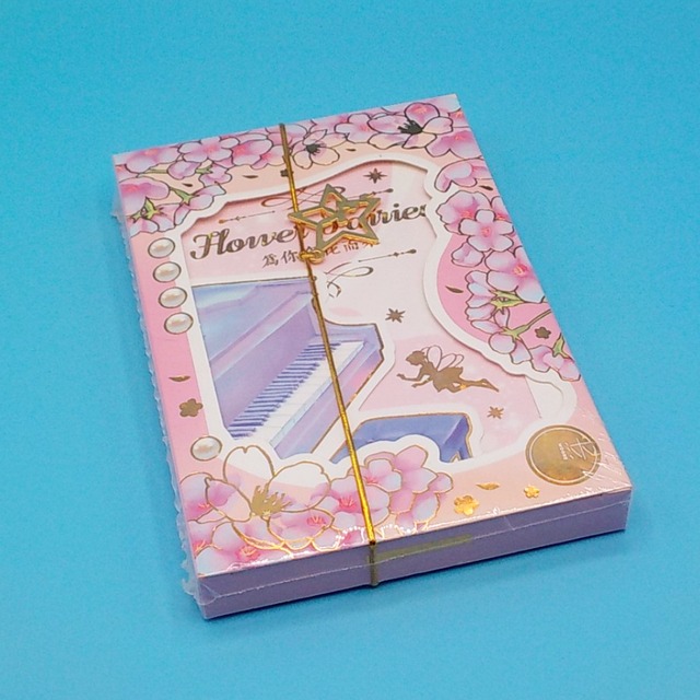 ファンシー系ポストカード 幻想的な色使いと妖精のシルエットがかわいいポストカード フェアリー パステルカラー フォトスタンドやアルバムに 海外紙もの シール チャトラッシュ