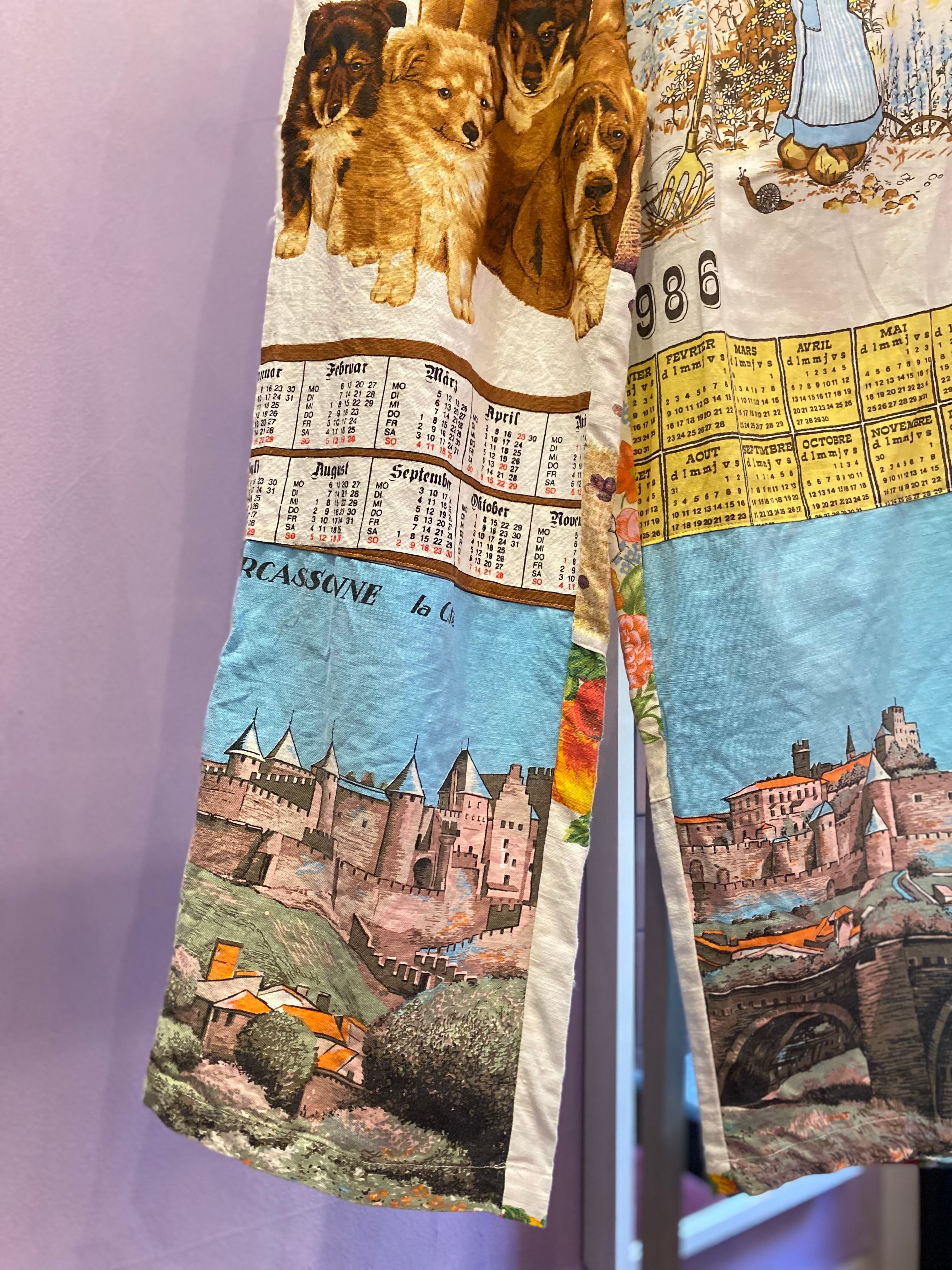 CaNARi remake vintage tapestry pants | CaNARi Vintage