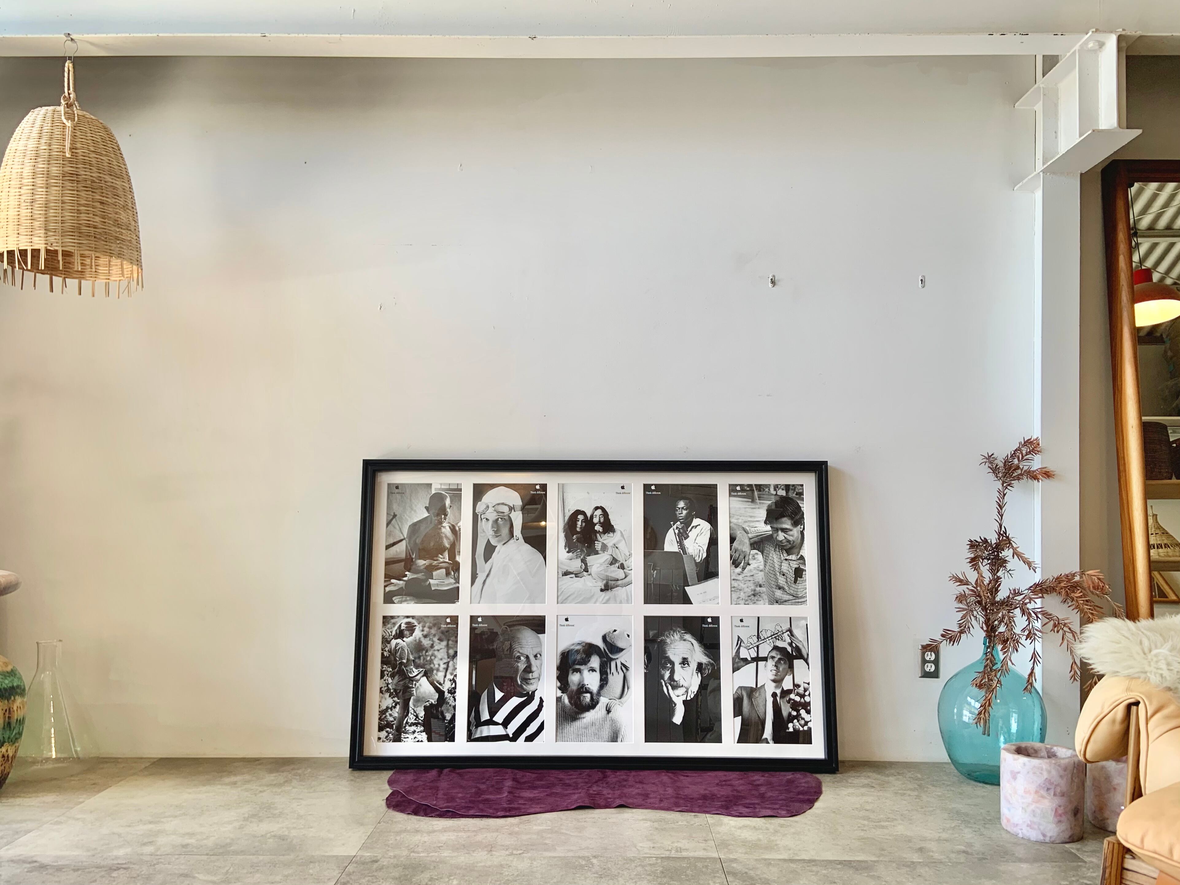 Vintage poster “Apple think different”