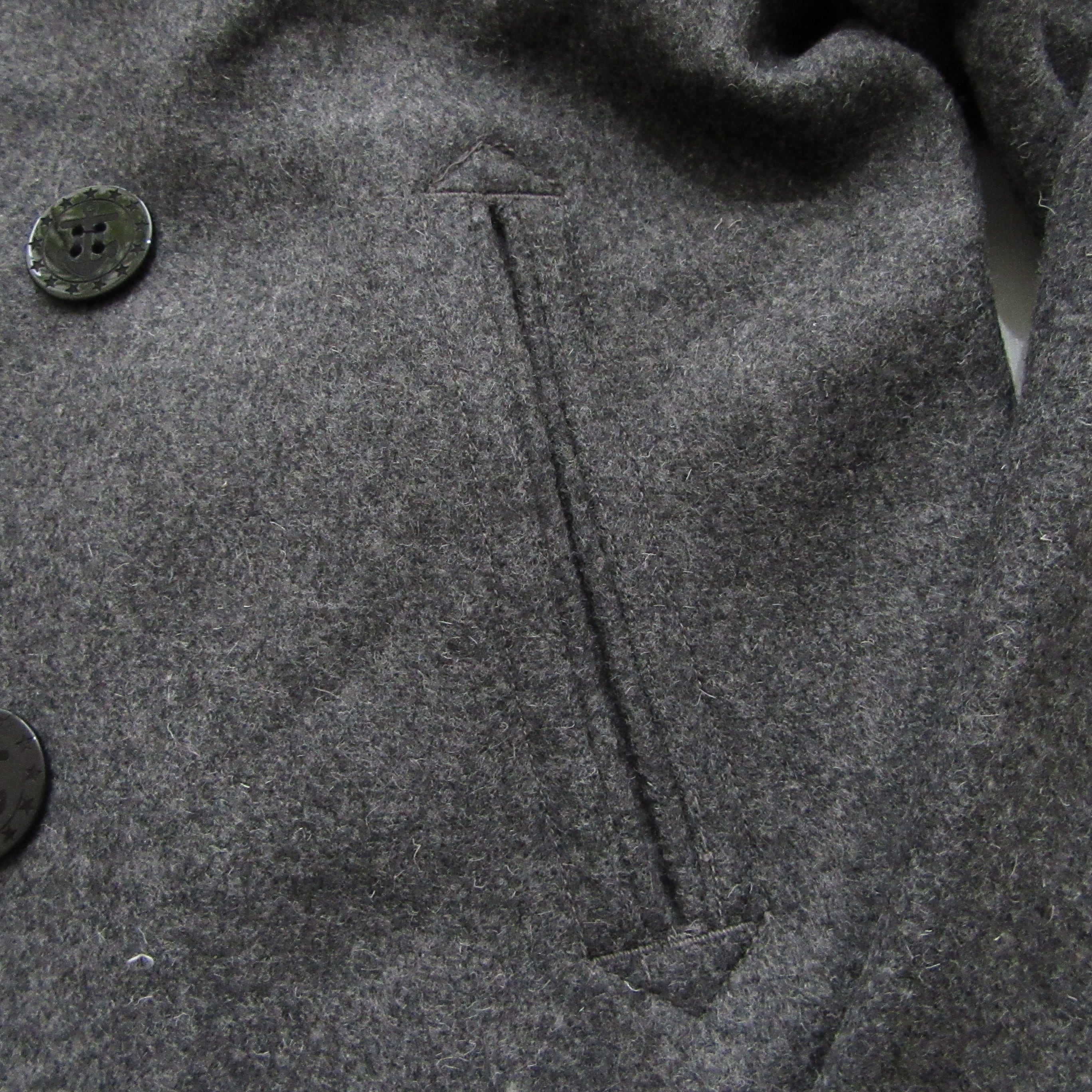 みて えんメルトン生地 モカベージュ L ベージュアウターのメンズ