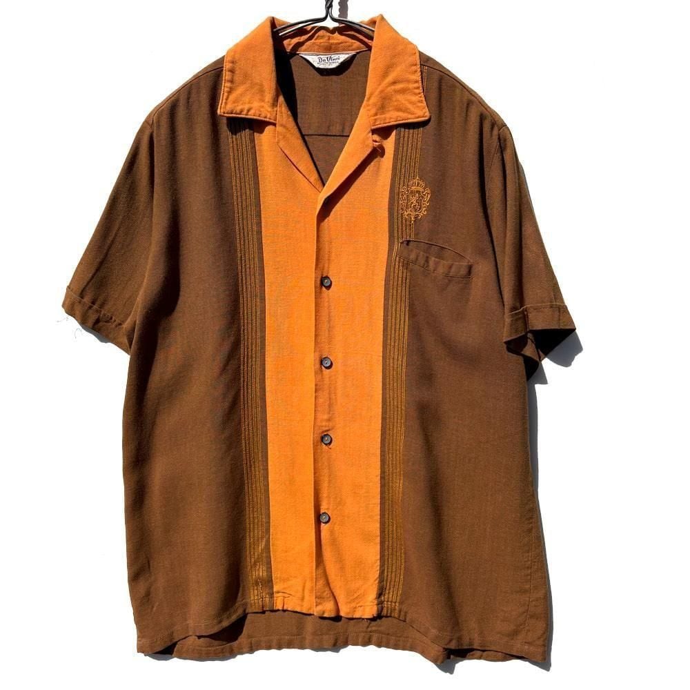 60s Da Vinci vintage rayon shirt