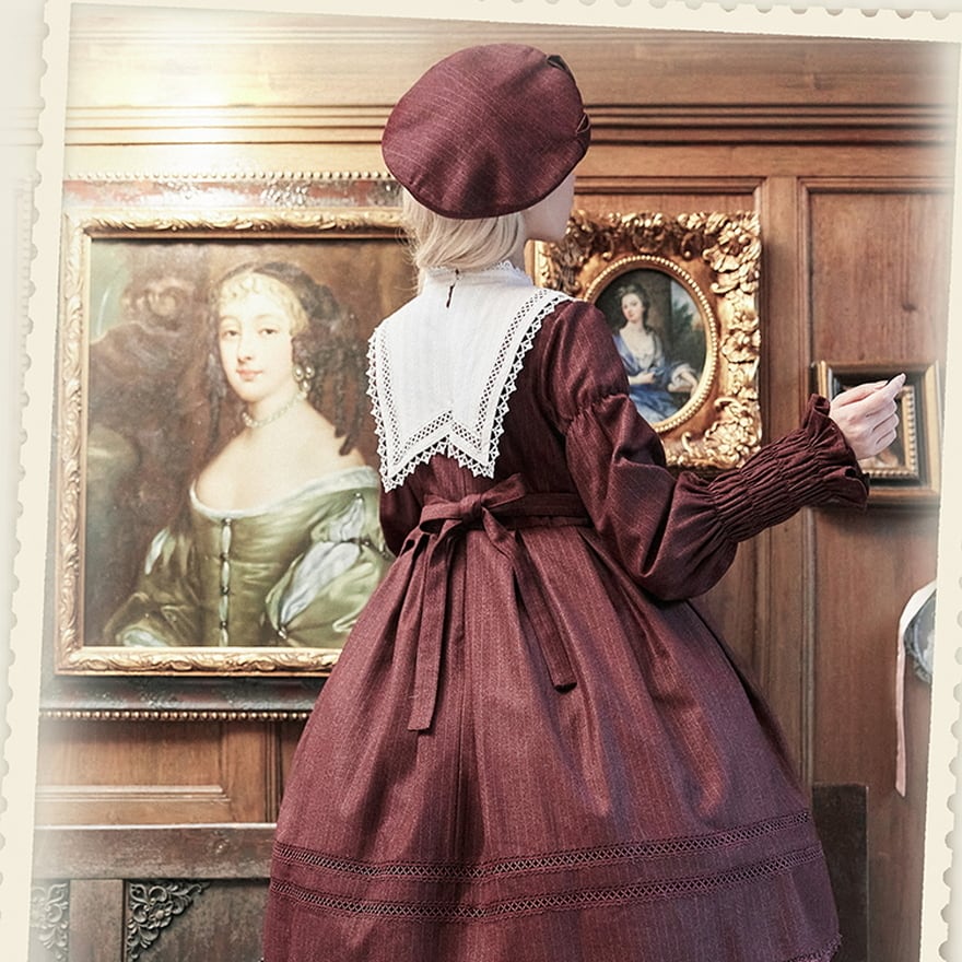 SEASONZ クラロリ ワンピース ミドル丈 ノスタルジック クラシカル