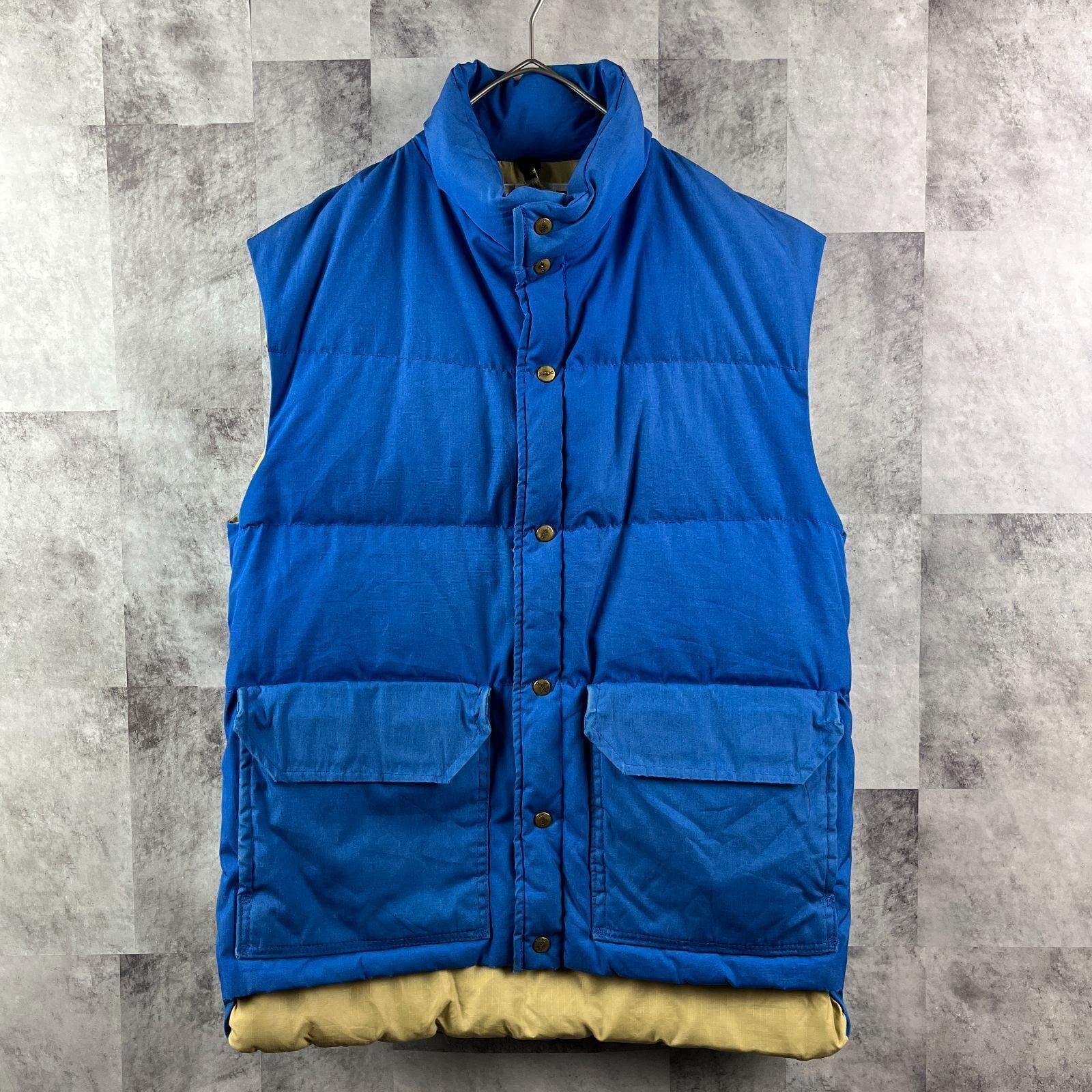 【新作入荷!!】 CAMP7 USA製 70s ダウンベスト harrysally | ブルー ダウン