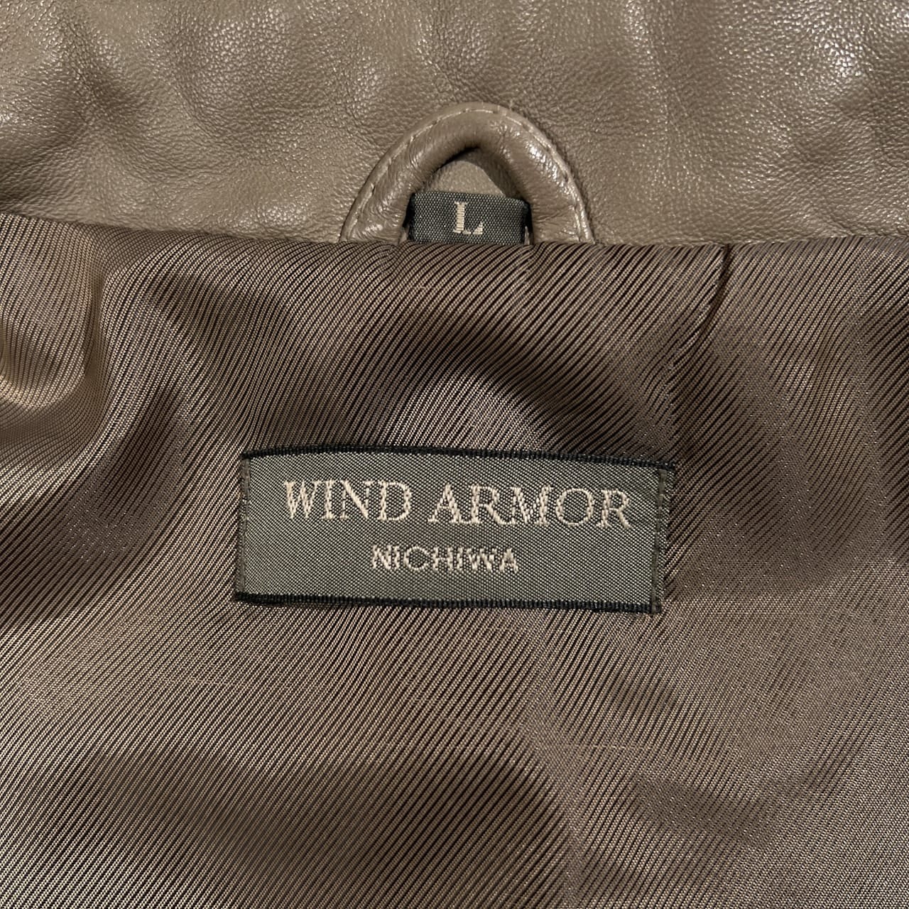 WIND ARMOR NICHWA ウィンドアーマー ニチワ 羊革 ラムレザー ジャケット コート サイズ L /メンズ/本革