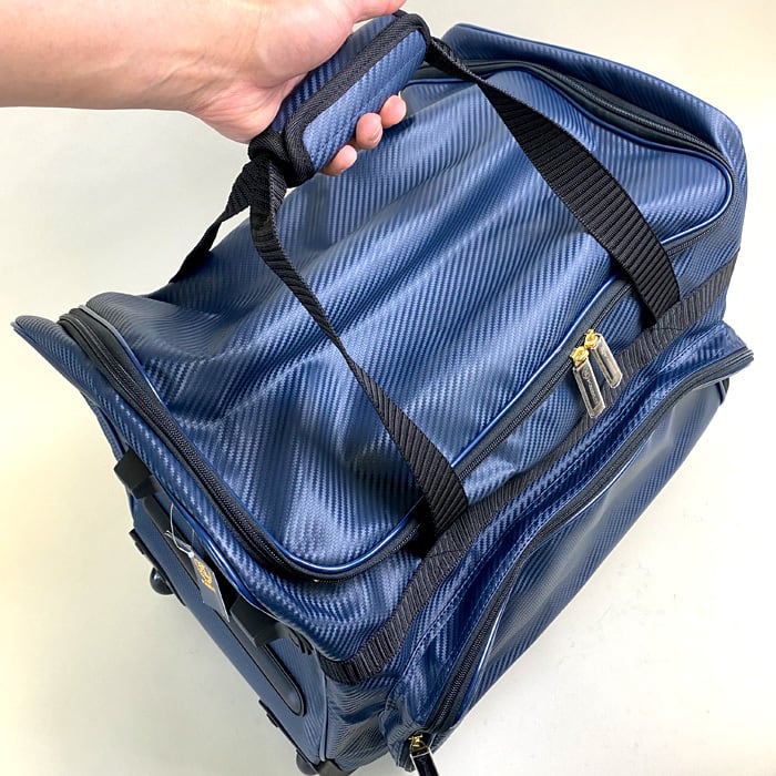 剣道 防具袋 松勘 冠 キャリーバッグ DF-70K ネーム刺繍付 | 春日武道具