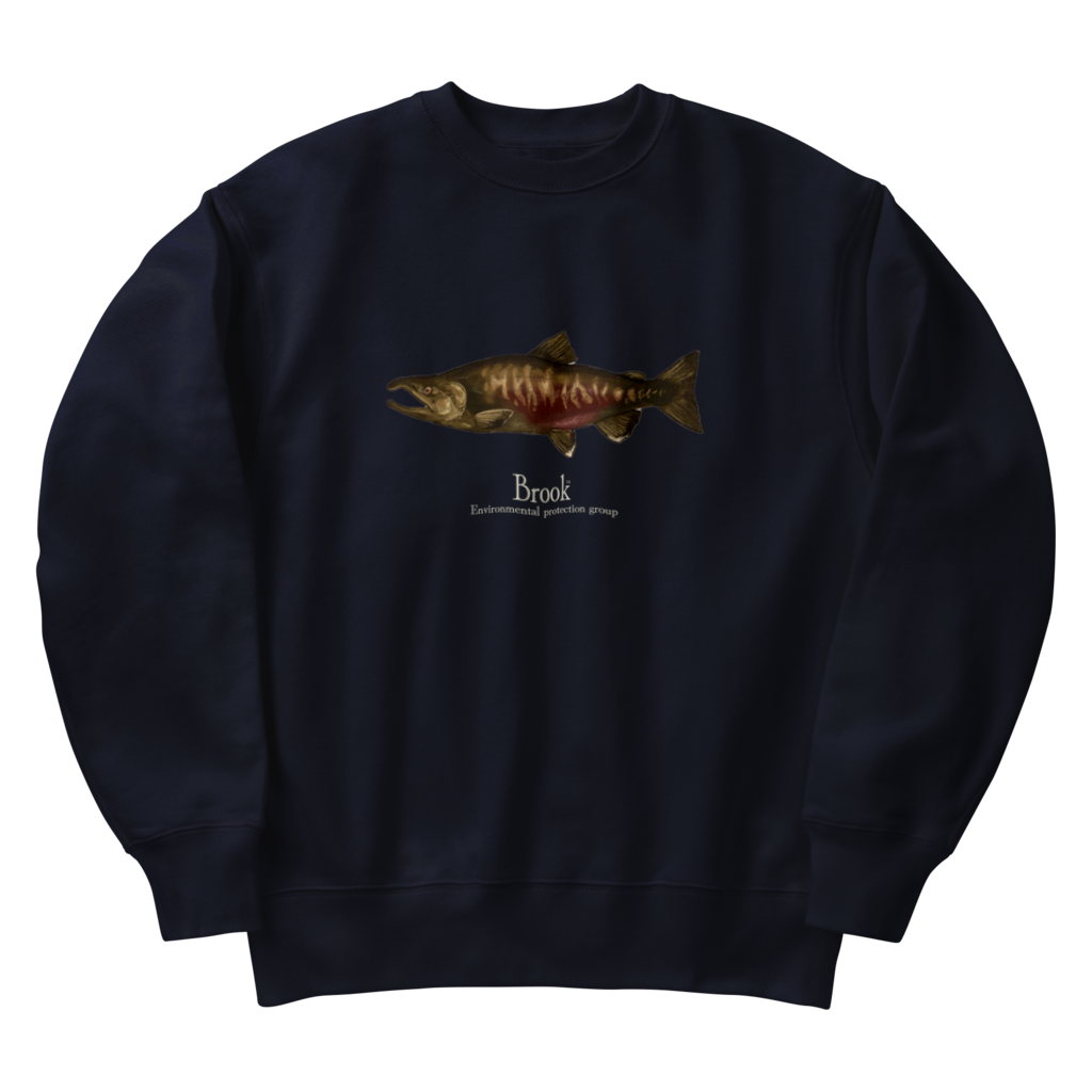 Navy)2025aw Chum Salmon Fish L/S Sweat