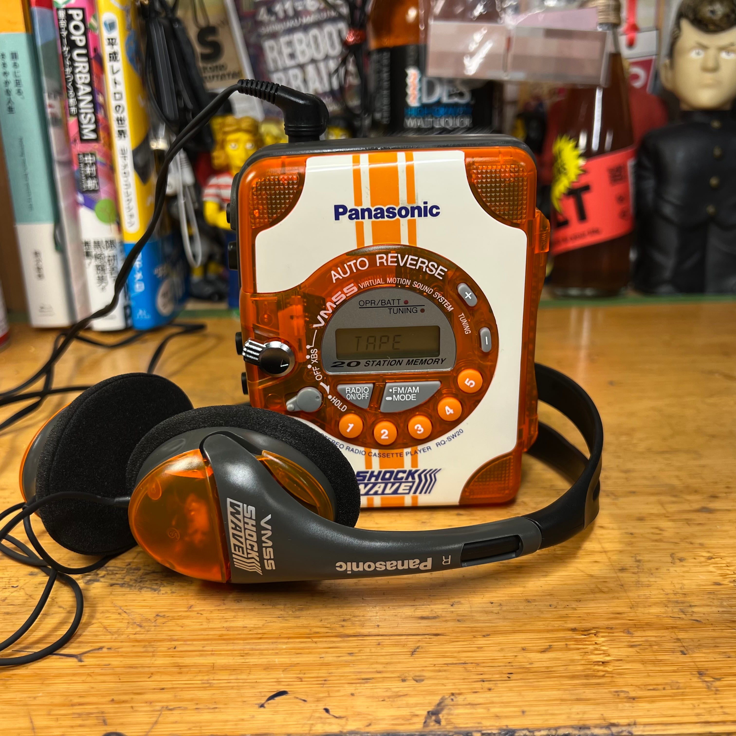 メンテ済完動品]パナソニックショックウェーブ カセットプレーヤー RQ