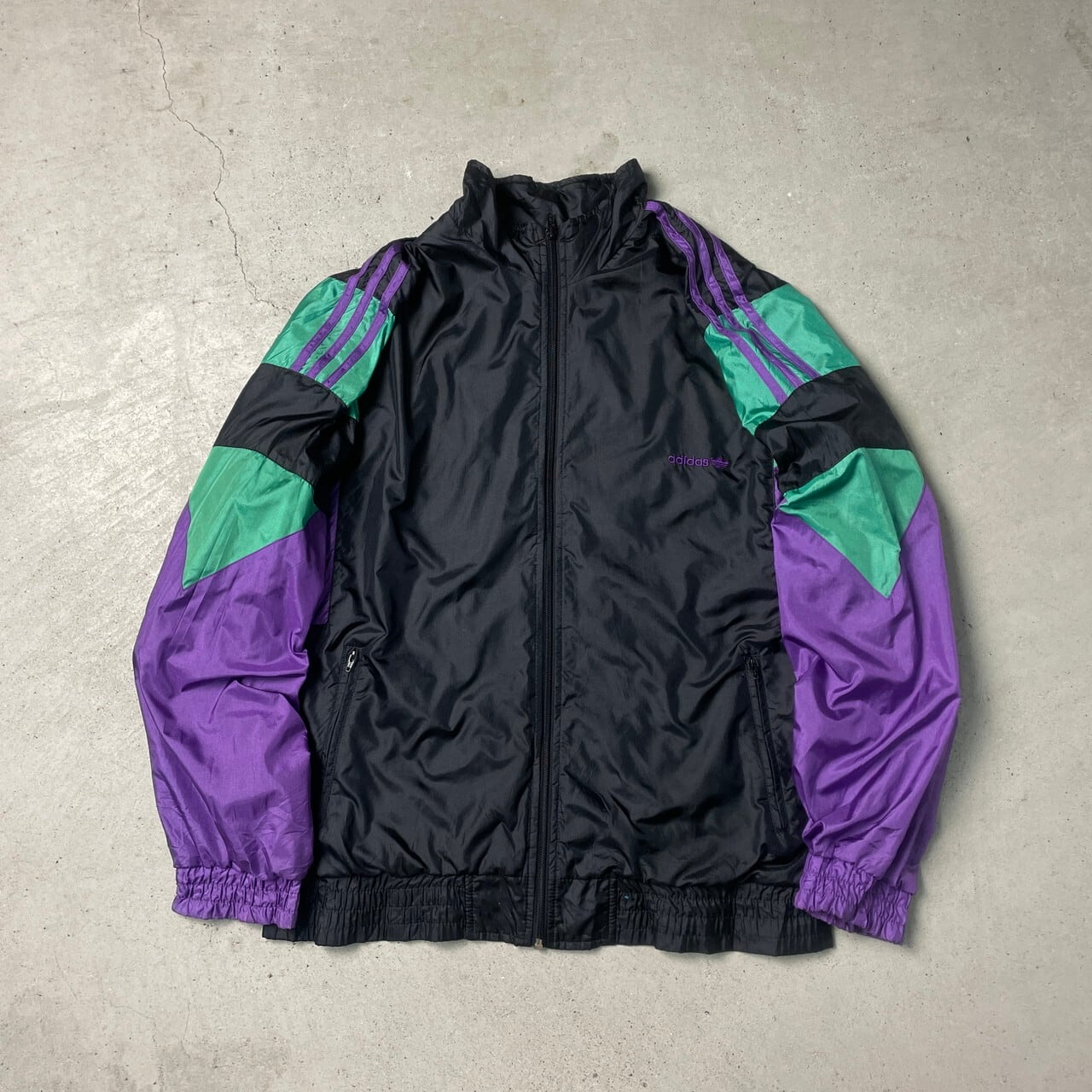 80年代 adidas アディダス ナイロンジャケット トラックジャケット 