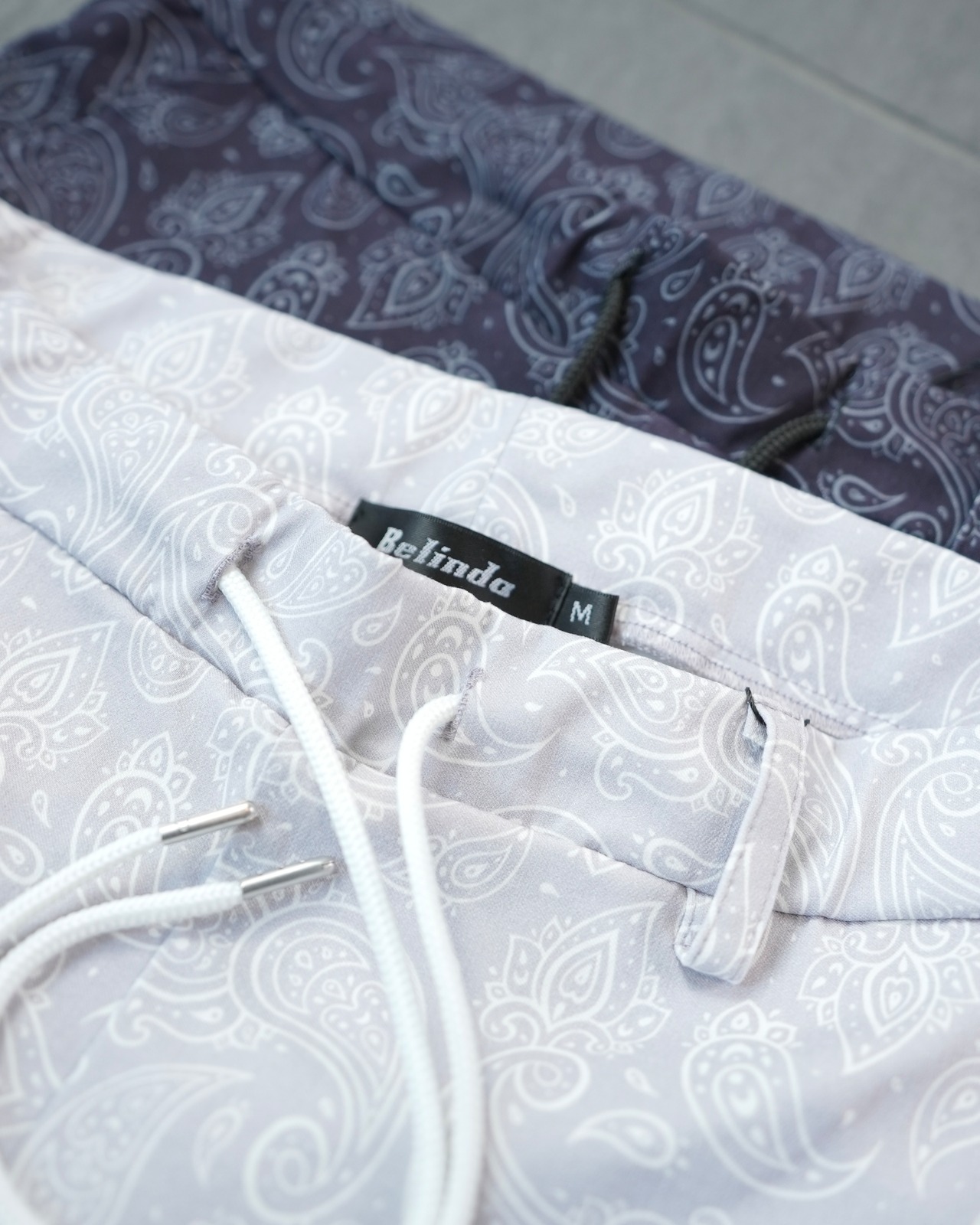 ORIGINAL PAISLEY SKINNY GRAY【BEL25-001B】