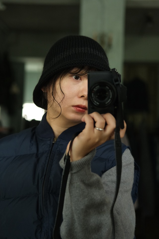 Utah／"LEUCHTFEUER" knit hat／black