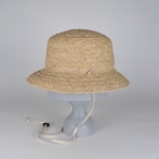 SS21-BD-12 Wide Raffia Bucket Hat - NAT/BEG