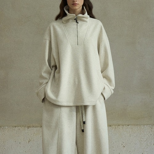 Half Zip Sweat Pullover T3834