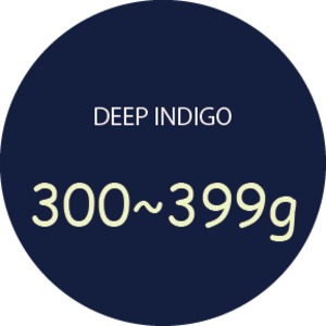 DEEP INDIGO / ３００〜３９９g / 濃藍　　＋REBONE・藍染サービス
