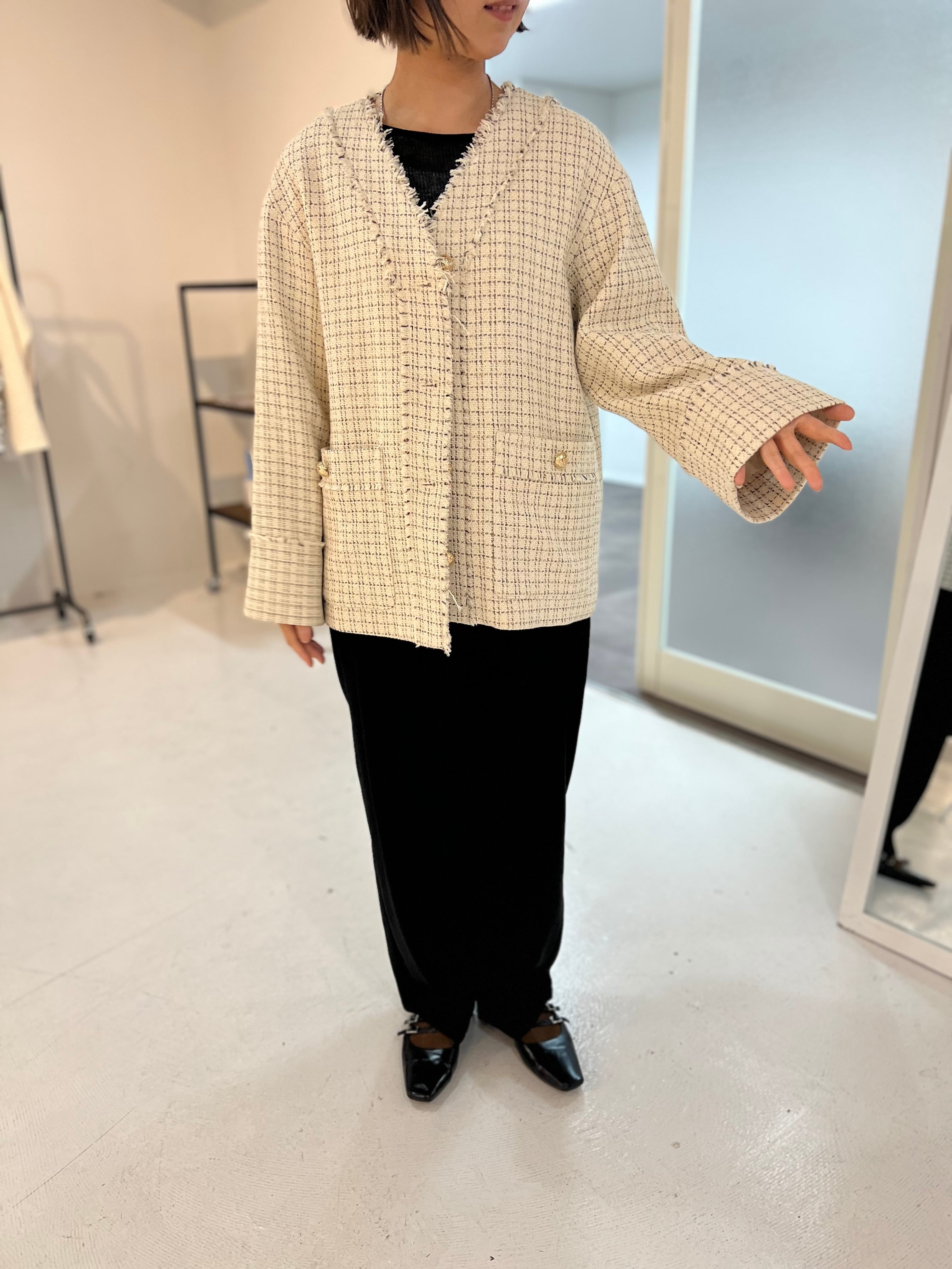 CHIGNON［7956-418KK] ツイードJK