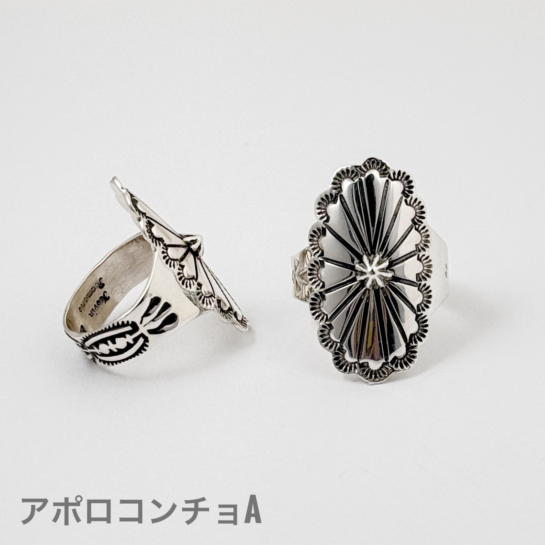 KEVIN RAMONE作　コンチョリング　フリーサイズ　インディアンジュエリー KEVIN RAMONE作 コンチョリング フリーサイズ インディアン