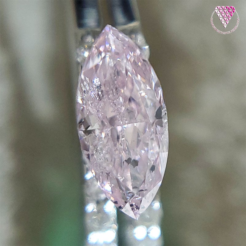 0.253 ct Fancy Light Pink SI2 CGL 天然 ピンク ダイヤモンド ...