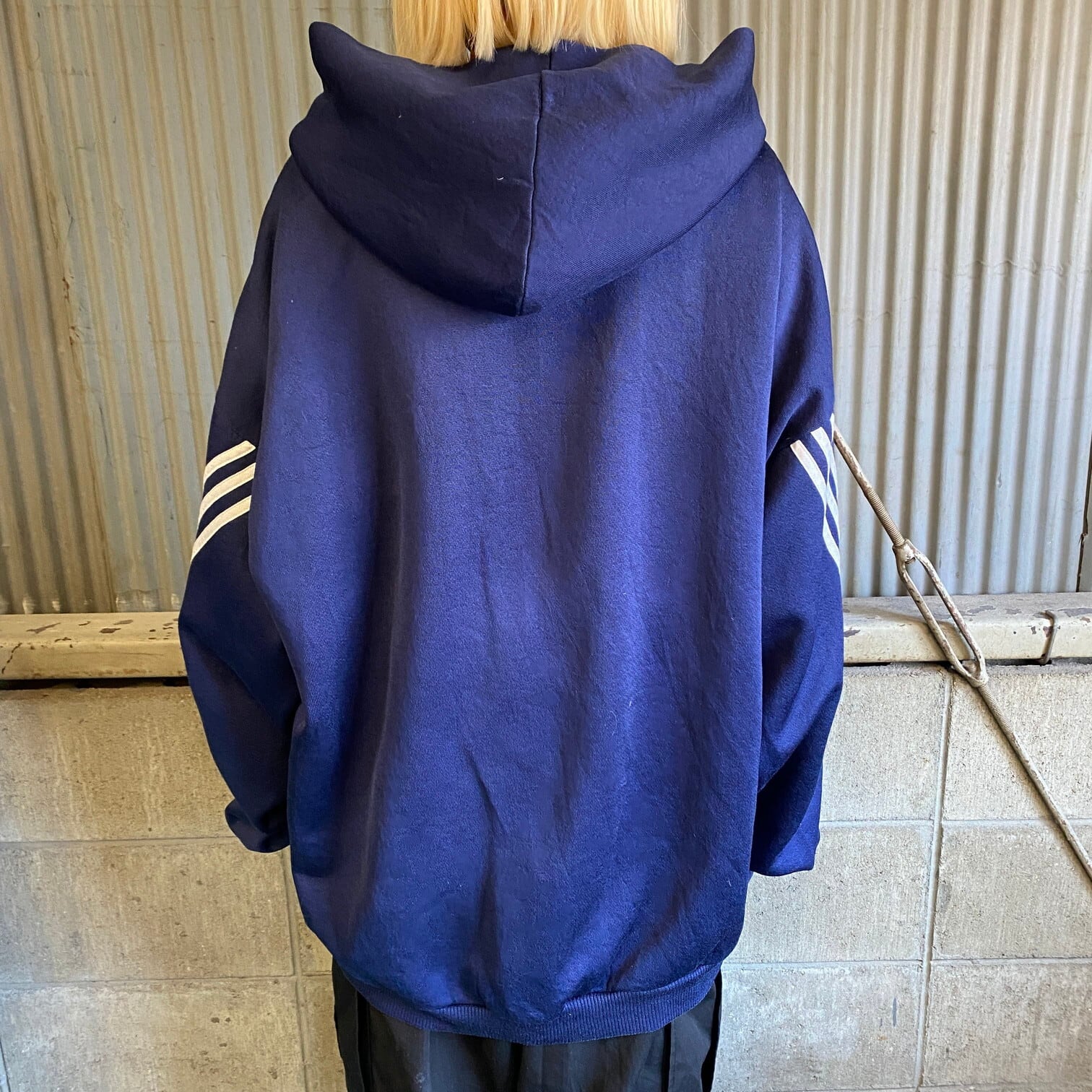 9Y234 adidas ジップ パーカー 90's ヴィンテージ