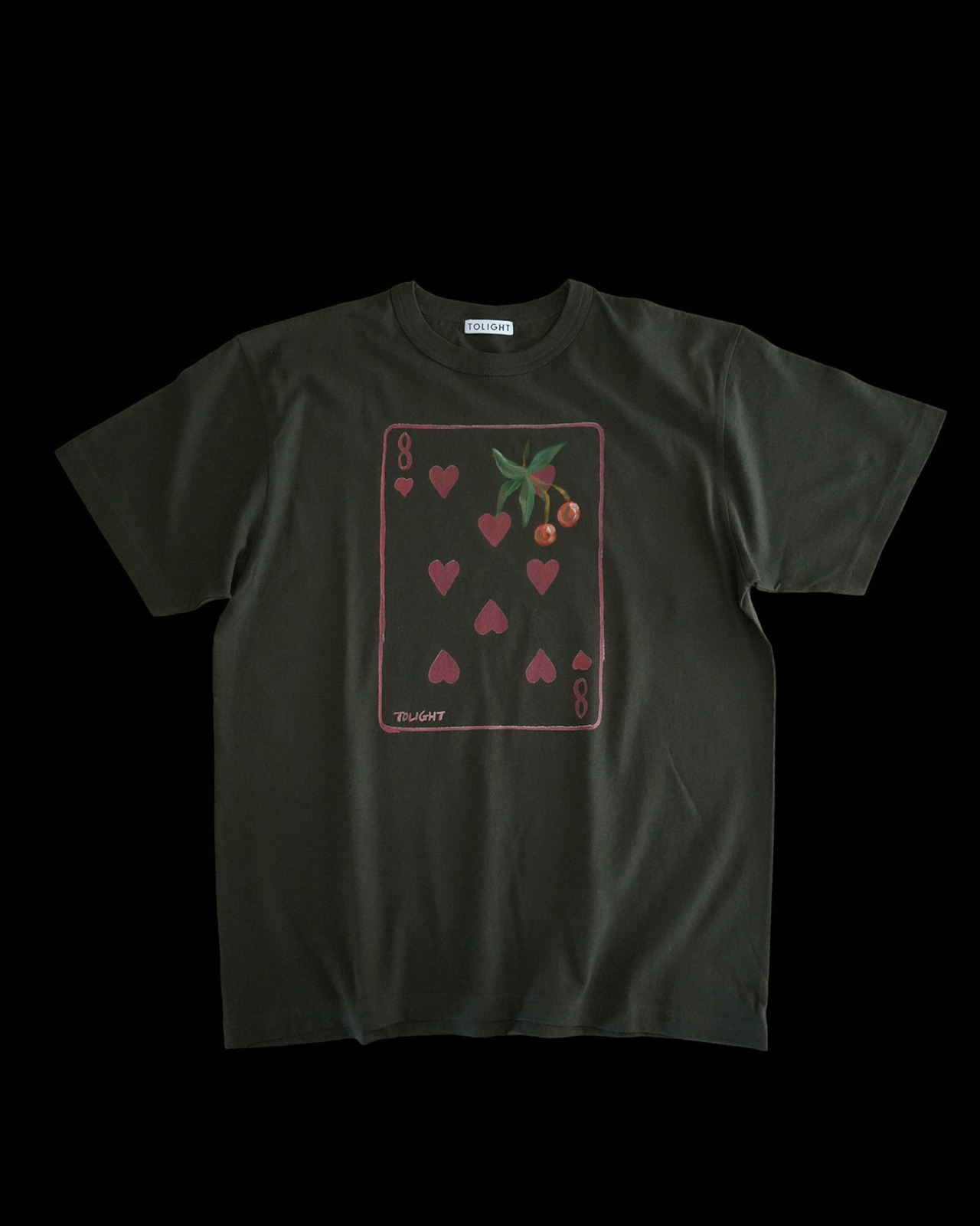Trump tee light darkkhaki*cherry