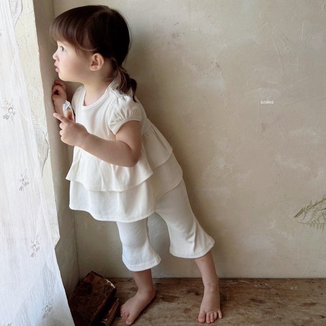 【取寄】azalea｜corn setup｜コーンセットアップ｜S-JS｜kids&jr｜26 summer