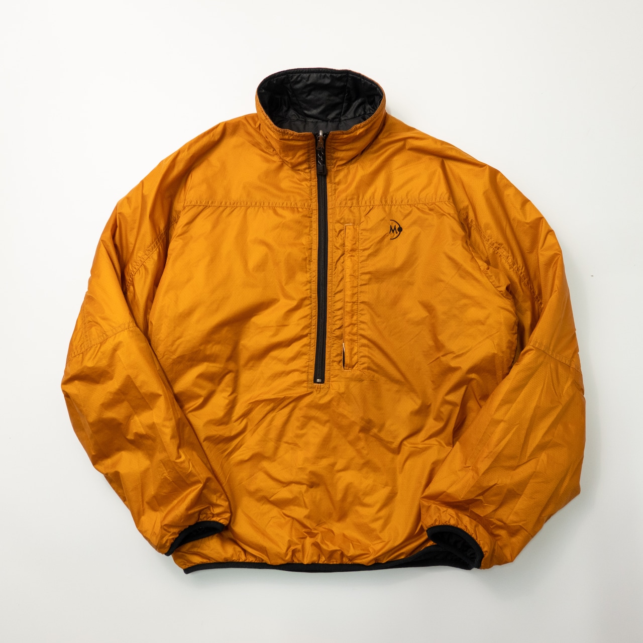 1990’s MOONSTONE reversible halfzip nylon jacket