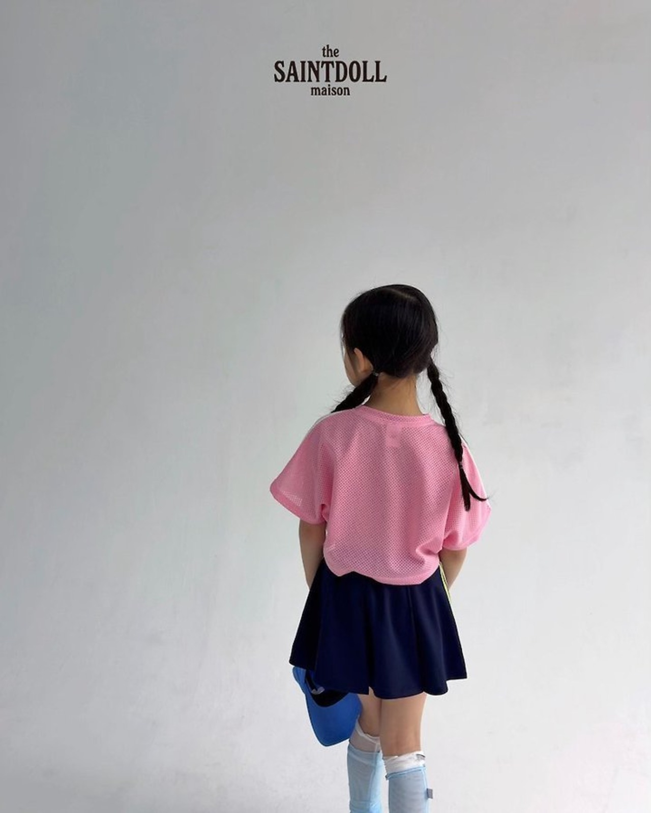 [SAINTDOLL] Mesh Crop top (JS/JM/JL) / [세인트돌] 메쉬크롭티 (JS/JM/JL)