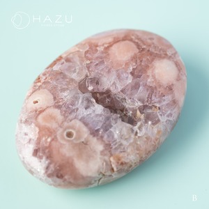 選べる・1点もの桜瑪瑙パーム（ジオード多め）